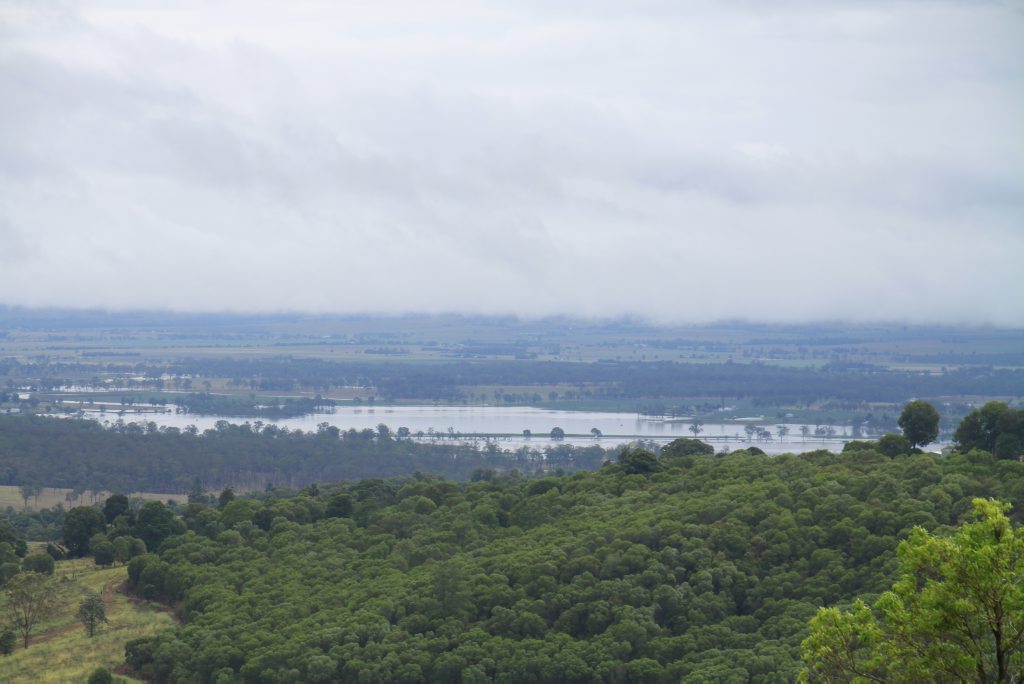 On Boat Mountain looking back towards John Krebs Bridge. Sunday 4:27pm. Photo Contributed